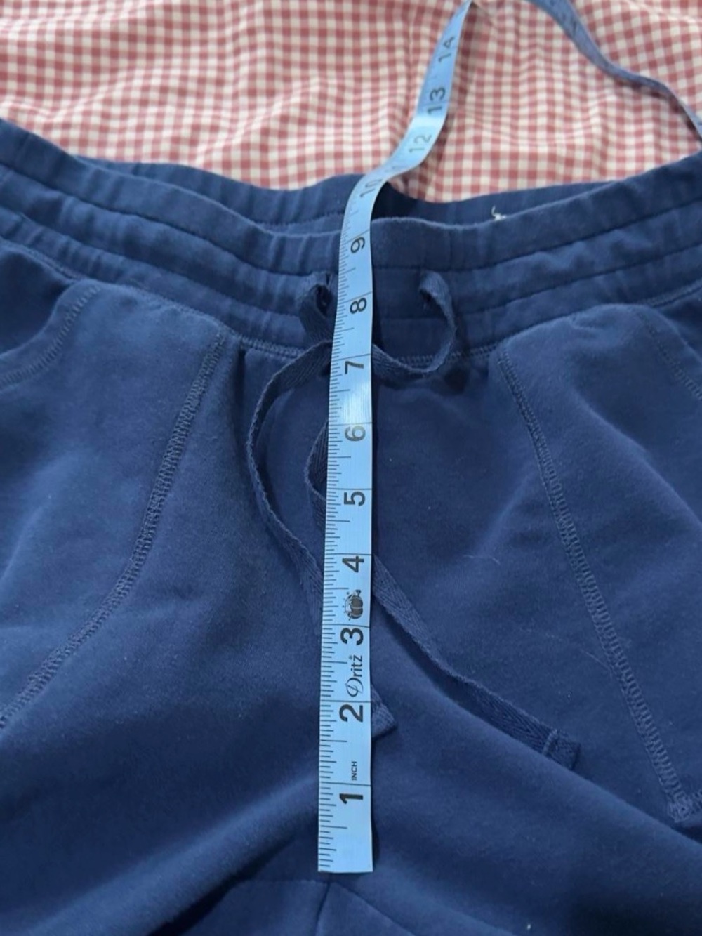 Y2K Women's Navy Capri Sweats - Picture 5 of 7